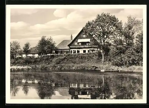 AK Holm bei Wedel, Landhaus an den Karpfenteichen