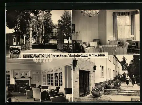 AK Neufahrland b. Potsdam, Kliniksanatorium Heinr. Heine