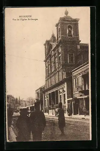 AK Beyrouth, Vue de l'Eglise St. Georges