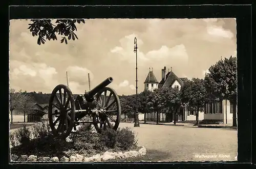 AK Kloten, Geschütz am Waffenplatz