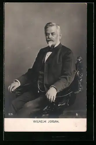 AK Portrait von Wilhelm Jordan