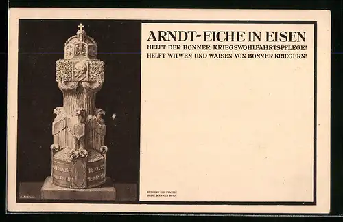 AK Bonn /Rhein, Nagelung der Arndt-Eiche in Eisen