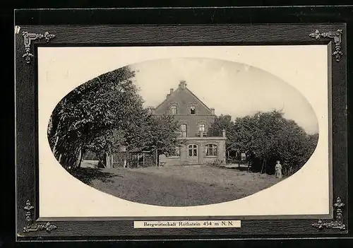 AK Sohland a. R., Blick auf die Bergwirtschaft Rothstein