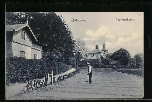 AK Uetersen, Bauer bei der Arbeit am Pastorenkamp