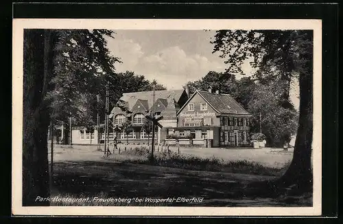 AK Wuppertal-Elberfeld, Park-Restaurant Freudenberg