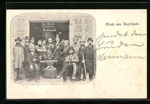 AK Buxtehude, Arbeiter an einem Amboss