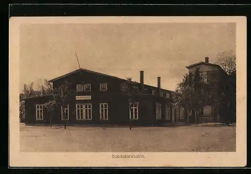 AK Altengrabow, Platz vor dem Soldatenheim