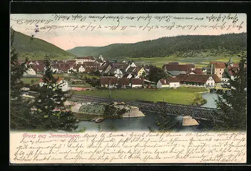 AK Immendingen, Ortstotale mit Brücke