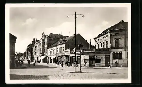 AK Wittenberge, Bahnstrasse und Am Stern