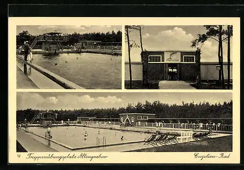 AK Altengrabow, Engelien-Bad beim Truppenübungsplatz Altengrabow