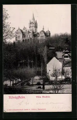 AK Königstein, Villa Andrée