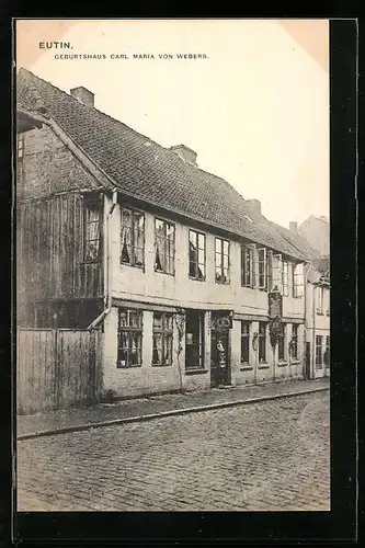 AK Eutin, Geburtshaus Carl Maria von Webers