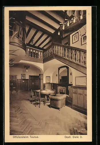 AK Falkenstein, Innenansicht der oestl. Diele