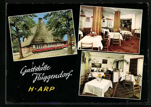 AK Flüggendorf, Gasthaus Heinrich Arp