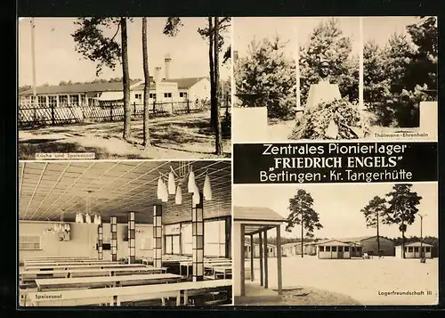 AK Bertingen /Kr. Tangerhütte, Zentrales Pionierlager Friedrich Engels