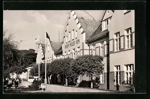 AK Ostseebad Lubmin, Philipp-Müller-Heim - Reichsbahnererholungsheim