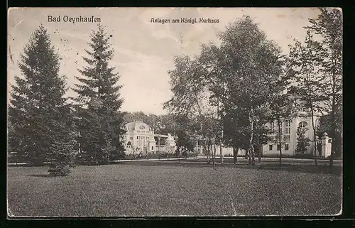 AK Bad Oeynhausen, Anlagen am Königl. Kurhaus