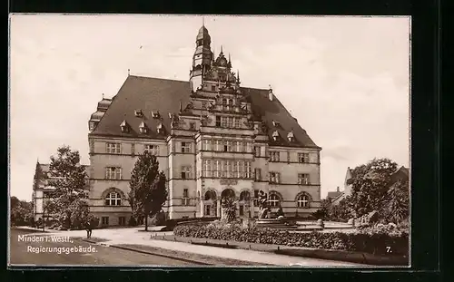 AK Minden i. Westf., Regierungsgebäude