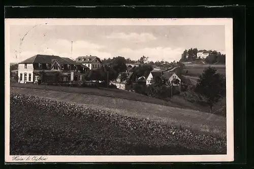 AK Hain, Ortsansicht von einer Anhöhe aus