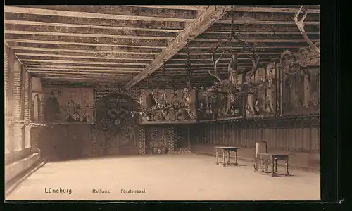 AK Lüneburg, Rathaus - Fürstensaal
