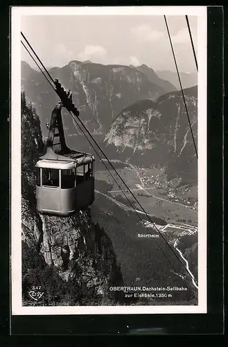 AK Obertraun, Dachstein - Seilbahn zur Eishöhle