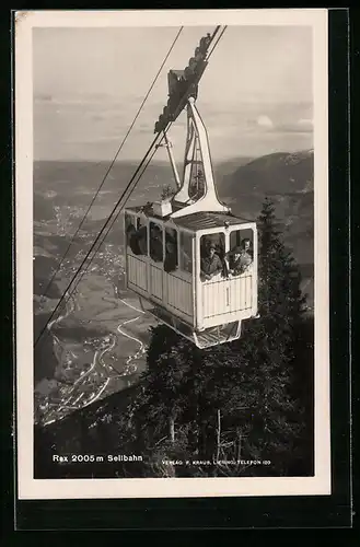 AK Rax, volle Kabine der Seilbahn