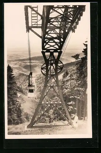 AK Freiburg i. Br., Schwebebahn a. d. Schauinsland