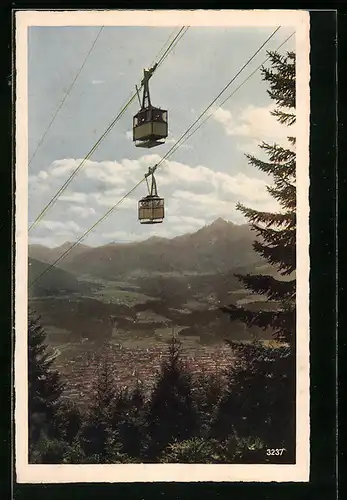 AK Innsbrucker Nordkettenbahn, Wagenkreuzung