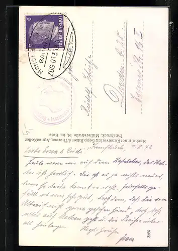 AK Innsbrucker Nordkettenbahn, Station Seegrube u. Hafelekar