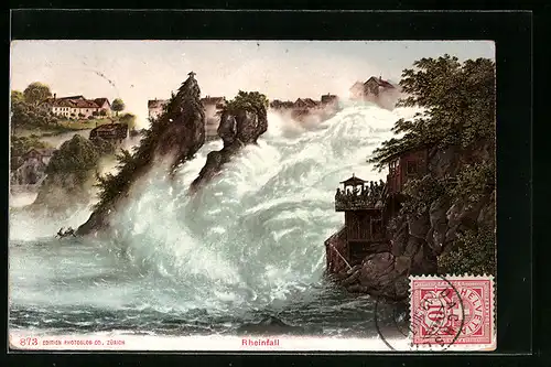 AK Schaffhausen, Rheinfall - Känzeli