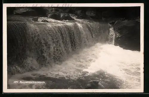 AK Wasserfall in der Rappenlochschlucht