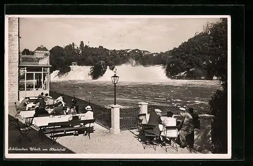 AK Schlösschen Wörth am Rheinfall