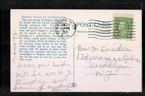 AK Niagara Falls by Illumination, Wasserfall