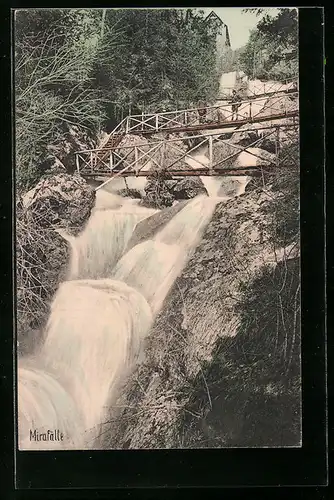 AK Brücken über den Mirafällen