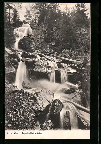 AK Geigenbach - Wasserfall am Arber