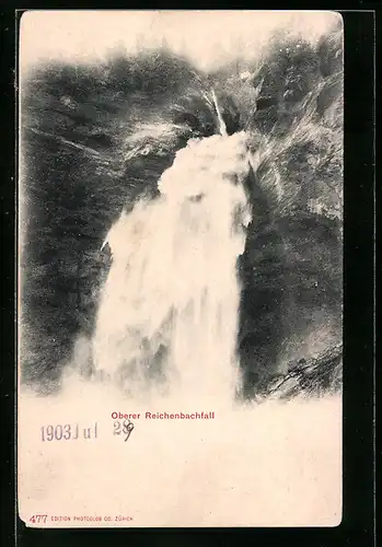 AK Oberer Reichenbach - Wasserfall