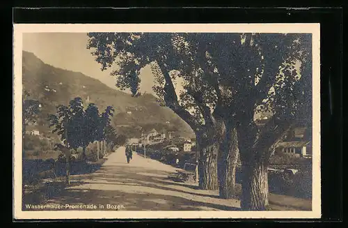 AK Bozen, Wassermauer-Promenade