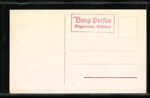 AK Pergine Valsugana, Burg Persen im Suganertal