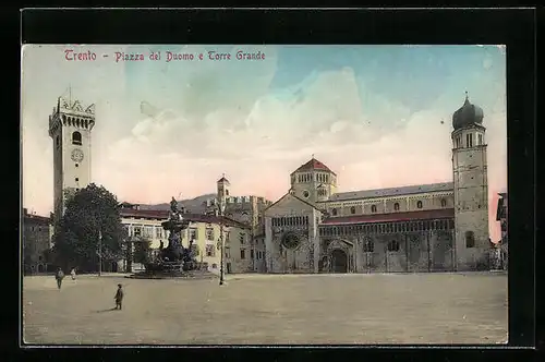 AK Trento, Piazza del Duomo e Torre Grande