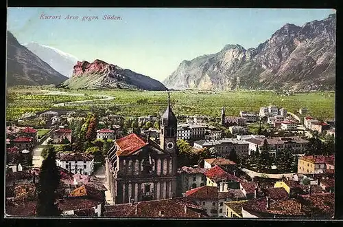 AK Arco, Ortsansicht gegen Süden