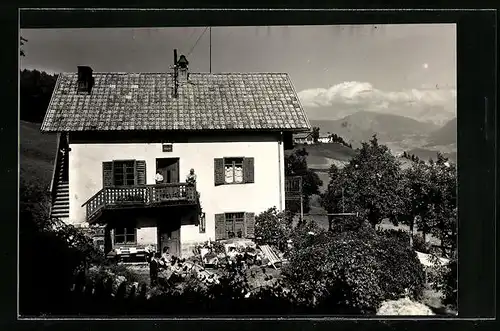 AK Klobenstein, Pension mit Blick gegen die Geisler