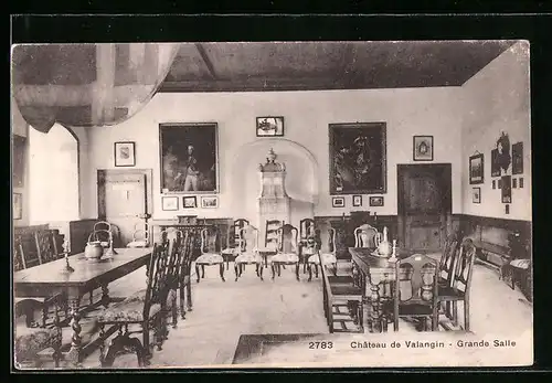 AK Valangin, le Chateau, Grande Salle