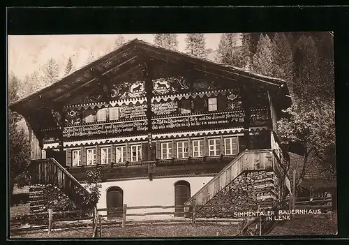 AK Lenk, Simmentaler Bauernhaus