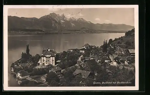 AK Gunten, Parkhotel mit Stockhornkette