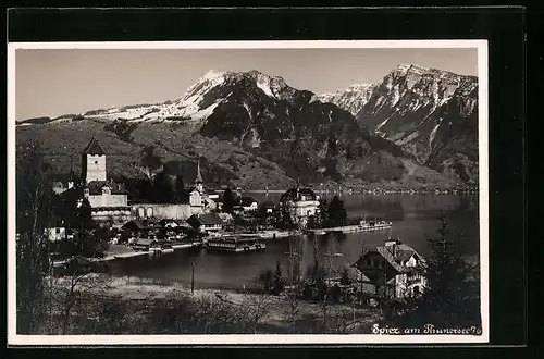 AK Spiez, Ortspartie am Thunersee