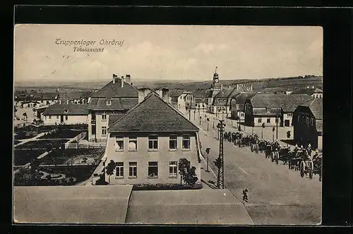 AK Ohrdruf, Totalansicht vom Truppenlager