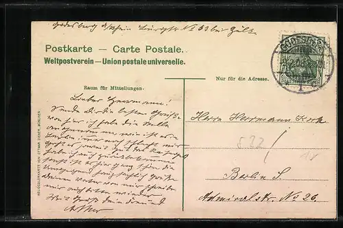 AK Godesberg a. Rh., Ortsansicht und Mädchen mit Weinglas