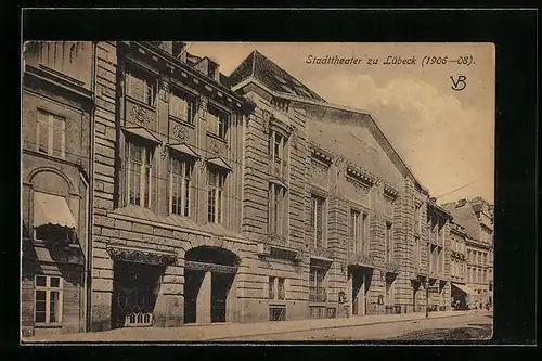 AK Lübeck, Stadttheater (1905-1908)