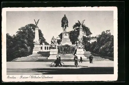 AK Breslau, Kaiser-Wilhelm-Denkmal