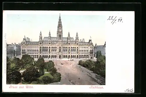 AK Wien, Blick auf das Rathaus